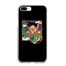 Чехол для iPhone 7Plus/8 Plus матовый с принтом Dragon Ball в Екатеринбурге, Силикон | Область печати: задняя сторона чехла, без боковых панелей | Тематика изображения на принте: anime | dragon | dragon ball | goku | japan | аниме | гоку | дракон | мультфильм | япония