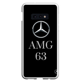 Чехол для Samsung S10E с принтом Mersedes AMG 63 в Екатеринбурге, Силикон | Область печати: задняя сторона чехла, без боковых панелей | 63. | amg | mersedes