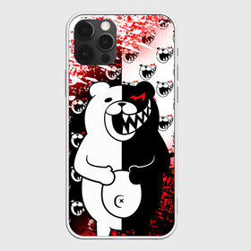 Чехол для iPhone 12 Pro Max с принтом MONOKUMA в Екатеринбурге, Силикон |  | anime | bear | black  white | danganronpa | kurokuma | monodam | monokuma | monomi | monotaro | pink | rabbit | school | shirokuma | аниме | главарь | мoноми | монокума | черно белый | школа