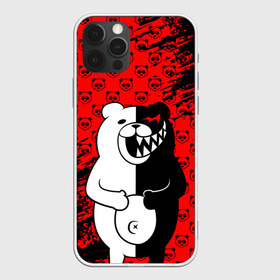 Чехол для iPhone 12 Pro Max с принтом MONOKUMA в Екатеринбурге, Силикон |  | anime | bear | black  white | danganronpa | kurokuma | monodam | monokuma | monomi | monotaro | pink | rabbit | school | shirokuma | аниме | главарь | мoноми | монокума | черно белый | школа