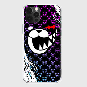 Чехол для iPhone 12 Pro Max с принтом MONOKUMA в Екатеринбурге, Силикон |  | anime | bear | black  white | danganronpa | kurokuma | monodam | monokuma | monomi | monotaro | pink | rabbit | school | shirokuma | аниме | главарь | мoноми | монокума | черно белый | школа