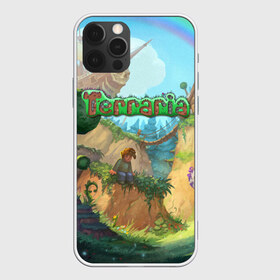 Чехол для iPhone 12 Pro Max с принтом Terraria в Екатеринбурге, Силикон |  | Тематика изображения на принте: minecraft | terraria | инди игры | майнкрафт | террария