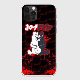 Чехол для iPhone 12 Pro Max с принтом MONOKUMA в Екатеринбурге, Силикон |  | anime | bear | black  white | danganronpa | kurokuma | monodam | monokuma | monomi | monotaro | pink | rabbit | school | shirokuma | аниме | главарь | мoноми | монокума | черно белый | школа