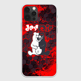 Чехол для iPhone 12 Pro Max с принтом MONOKUMA в Екатеринбурге, Силикон |  | anime | bear | black  white | danganronpa | kurokuma | monodam | monokuma | monomi | monotaro | pink | rabbit | school | shirokuma | аниме | главарь | мoноми | монокума | черно белый | школа