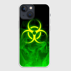 Чехол для iPhone 13 mini с принтом BIOHAZARD в Екатеринбурге,  |  | biohazard | radiation | re | re3 | residenr evil | toxic | virusвирус | world war z | биохазард | обитель зла | радиация | токсик | эпидемия