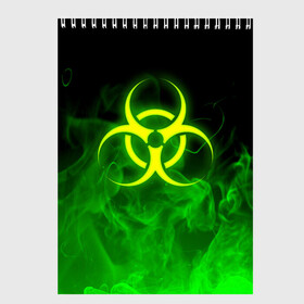 Скетчбук с принтом BIOHAZARD в Екатеринбурге, 100% бумага
 | 48 листов, плотность листов — 100 г/м2, плотность картонной обложки — 250 г/м2. Листы скреплены сверху удобной пружинной спиралью | biohazard | radiation | re | re3 | residenr evil | toxic | virusвирус | world war z | биохазард | обитель зла | радиация | токсик | эпидемия