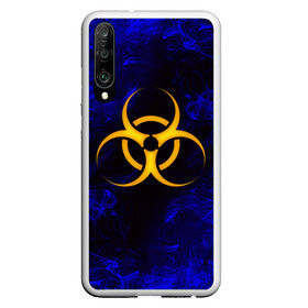 Чехол для Honor P30 с принтом BIOHAZARD в Екатеринбурге, Силикон | Область печати: задняя сторона чехла, без боковых панелей | biohazard | radiation | re | re3 | residenr evil | toxic | virusвирус | world war z | биохазард | обитель зла | радиация | токсик | эпидемия