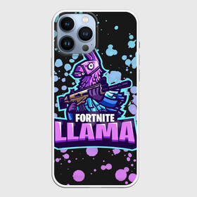 Чехол для iPhone 13 Pro Max с принтом Fortnite LLAMA в Екатеринбурге,  |  | Тематика изображения на принте: battle | fortnite | funny | kills | royale | save | season | the | twitch | world | битва | борьба | зомби | королевская | оружие | скины | стратегия | фортнайт