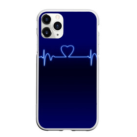 Чехол для iPhone 11 Pro матовый с принтом Кардиограмма про любовь в Екатеринбурге, Силикон |  | 14 февраля | 8 марта | валентинов день | влюблен | влюбленность | влюбленные | вместе навсегда | девичник | девушке | день вл | для жены | здоровье | кардиограмма | любимая | любимый | люблю