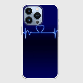 Чехол для iPhone 13 Pro с принтом Кардиограмма про любовь в Екатеринбурге,  |  | 14 февраля | 8 марта | валентинов день | влюблен | влюбленность | влюбленные | вместе навсегда | девичник | девушке | день вл | для жены | здоровье | кардиограмма | любимая | любимый | люблю