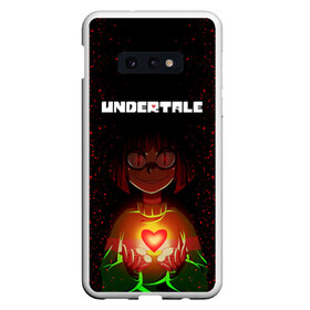 Чехол для Samsung S10E с принтом UNDERTALE CHARA в Екатеринбурге, Силикон | Область печати: задняя сторона чехла, без боковых панелей | asriel dreemurr | chara | frisk | gaster blaster | sans | undertale | азриэль дримурр | андертейл | андрайн | гастер | меттатон | санс | фриск | чара