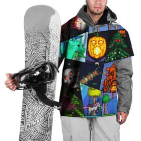Накидка на куртку 3D с принтом Terraria allpic в Екатеринбурге, 100% полиэстер |  | Тематика изображения на принте: game | pixel | terraria | игра | пиксель | террариа