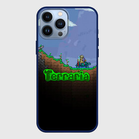 Чехол для iPhone 13 Pro Max с принтом terraria game в Екатеринбурге,  |  | Тематика изображения на принте: game | pixel | terraria | игра | пиксель | террариа