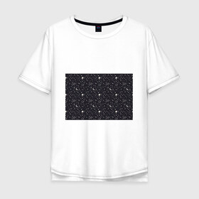 Мужская футболка хлопок Oversize с принтом Космос в Екатеринбурге, 100% хлопок | свободный крой, круглый ворот, “спинка” длиннее передней части | nasa | галактика | звезды | инопланетяне | космос | месяц | нло | планеты | созвездие