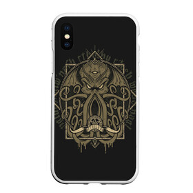 Чехол для iPhone XS Max матовый с принтом Cthulhu в Екатеринбурге, Силикон | Область печати: задняя сторона чехла, без боковых панелей | call of cthulhu | cthulhu | lovecraft | valaybalalay | валайбалалай | зов | ктулху | лавкрафт | мистика | монстры | ужасы | фэнтези | хоррор