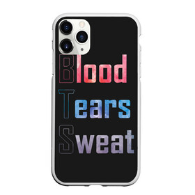 Чехол для iPhone 11 Pro Max матовый с принтом Blood Tears Sweat в Екатеринбурге, Силикон |  | bangtan | bighit | boy | fake love | j hope | jimin | jin | jungkook | korea | kpop | live | luv | mic drop | rm | suga | v | with | бтс | кей | поп