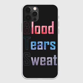 Чехол для iPhone 12 Pro Max с принтом Blood Tears Sweat в Екатеринбурге, Силикон |  | bangtan | bighit | boy | fake love | j hope | jimin | jin | jungkook | korea | kpop | live | luv | mic drop | rm | suga | v | with | бтс | кей | поп