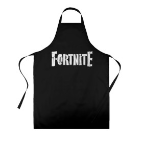 Фартук 3D с принтом Fortnite в Екатеринбурге, 100% полиэстер | общий размер — 65 х 85 см, ширина нагрудника — 26 см, горловина — 53 см, длина завязок — 54 см, общий обхват в поясе — 173 см. Принт на завязках и на горловине наносится с двух сторон, на основной части фартука — только с внешней стороны | fortnite | фортнайт | черная футболка