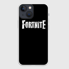 Чехол для iPhone 13 mini с принтом Fortnite в Екатеринбурге,  |  | fortnite | фортнайт | черная футболка