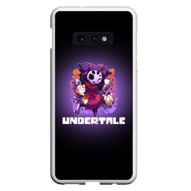 Чехол для Samsung S10E с принтом UNDERTALE в Екатеринбурге, Силикон | Область печати: задняя сторона чехла, без боковых панелей | asriel dreemurr | chara | frisk | gaster blaster | sans | undertale | азриэль дримурр | андертейл | андрайн | гастер | меттатон | санс | фриск | чара