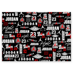 Поздравительная открытка с принтом MICHAEL JORDAN LOGOBOMBING в Екатеринбурге, 100% бумага | плотность бумаги 280 г/м2, матовая, на обратной стороне линовка и место для марки
 | Тематика изображения на принте: 23 | bulls | chicago bulls | jordan | logo | michael jordan | nba | paris saint germain | psg | red | sport | быки | джордан | лого | майкл джордан | псж | спорт | чикаго буллс