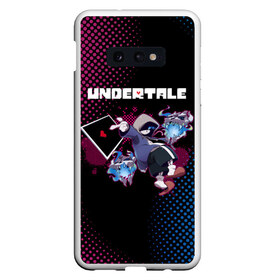 Чехол для Samsung S10E с принтом UNDERTALE в Екатеринбурге, Силикон | Область печати: задняя сторона чехла, без боковых панелей | asriel dreemurr | chara | frisk | gaster blaster | sans | undertale | азриэль дримурр | андертейл | андрайн | гастер | меттатон | санс | фриск | чара