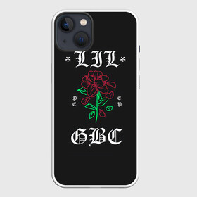 Чехол для iPhone 13 с принтом Peep Rose в Екатеринбурге,  |  | gbc | hip hop | lil | logo | peep | rap | rock | rose | знаменитости. эмо | известный | исполнитель | пип | рок | рэп | хип хоп