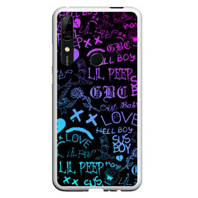 Чехол для Honor P Smart Z с принтом LIL PEEP LOGOBOMBING в Екатеринбурге, Силикон | Область печати: задняя сторона чехла, без боковых панелей | Тематика изображения на принте: lil peep | lil prince | pink | зарубежная музыка | лил пип | маленький принц