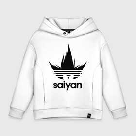 Детское худи Oversize хлопок с принтом Saiyan в Екатеринбурге, френч-терри — 70% хлопок, 30% полиэстер. Мягкий теплый начес внутри —100% хлопок | боковые карманы, эластичные манжеты и нижняя кромка, капюшон на магнитной кнопке | adidas | logo | manga | training | абибас | адидас | брутальный | воин | герой | главный | жемчуг | зарядка | из | кавай | копия | крутой | кулак | лицо | м | малыш | манга | мастер | милый | мотивация | надпись | облако