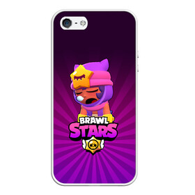 Чехол для iPhone 5/5S матовый с принтом brawl stars sandy в Екатеринбурге, Силикон | Область печати: задняя сторона чехла, без боковых панелей | brawl stars | brawl stars sandy | legendary brawler | leon | leon shark | sandy | shark | stars | акула | бравл стар сэнди | леон акула | сенди | сэнди