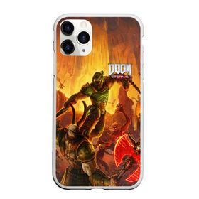 Чехол для iPhone 11 Pro Max матовый с принтом DOOM в Екатеринбурге, Силикон |  | doom | doom eternal | дум