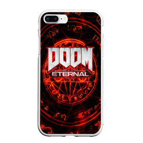 Чехол для iPhone 7Plus/8 Plus матовый с принтом DOOM в Екатеринбурге, Силикон | Область печати: задняя сторона чехла, без боковых панелей | doom | doom eternal | дум