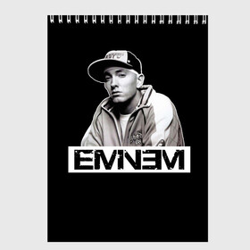 Скетчбук с принтом Eminem в Екатеринбурге, 100% бумага
 | 48 листов, плотность листов — 100 г/м2, плотность картонной обложки — 250 г/м2. Листы скреплены сверху удобной пружинной спиралью | eminem | evil | ken kaniff | marshall bruce mathers iii | mm | rap | slim shady | маршалл брюс мэтерс iii | рэп | рэп рок | хип хоп | хорроркор | эминем