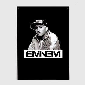 Постер с принтом Eminem в Екатеринбурге, 100% бумага
 | бумага, плотность 150 мг. Матовая, но за счет высокого коэффициента гладкости имеет небольшой блеск и дает на свету блики, но в отличии от глянцевой бумаги не покрыта лаком | eminem | evil | ken kaniff | marshall bruce mathers iii | mm | rap | slim shady | маршалл брюс мэтерс iii | рэп | рэп рок | хип хоп | хорроркор | эминем