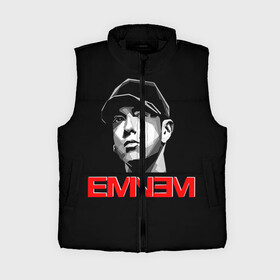 Женский жилет утепленный 3D с принтом Eminem в Екатеринбурге,  |  | eminem | evil | ken kaniff | marshall bruce mathers iii | mm | rap | slim shady | маршалл брюс мэтерс iii | рэп | рэп рок | хип хоп | хорроркор | эминем