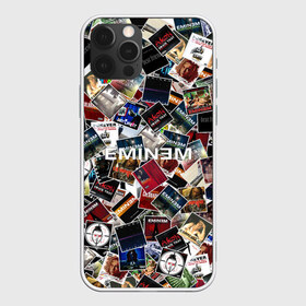 Чехол для iPhone 12 Pro Max с принтом Дискография EMINEM в Екатеринбурге, Силикон |  | discography | rap | альбом | обложка | паттрен | рэп | рэпер | эминем