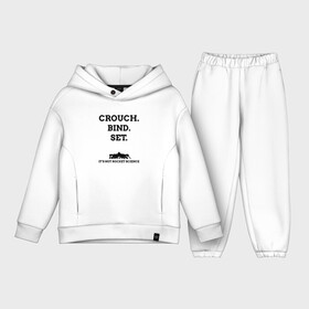 Детский костюм хлопок Oversize с принтом Crouch. Bind. Set в Екатеринбурге,  |  | rugby | игроки | регби | сборная | спорт | футбол