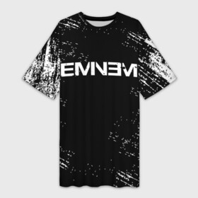 Платье-футболка 3D с принтом EMINEM в Екатеринбурге,  |  | eminem | rap | маршалл | музыка | музыкант | песни | реп | рэп | рэпер | хип хоп | эминем