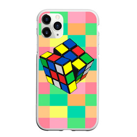 Чехол для iPhone 11 Pro матовый с принтом Кубик Рубика в Екатеринбурге, Силикон |  | Тематика изображения на принте: игра | интеллект | куб | кубик | рубик | ум