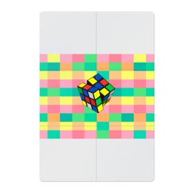 Магнитный плакат 2Х3 с принтом Кубик Рубика в Екатеринбурге, Полимерный материал с магнитным слоем | 6 деталей размером 9*9 см | Тематика изображения на принте: игра | интеллект | куб | кубик | рубик | ум