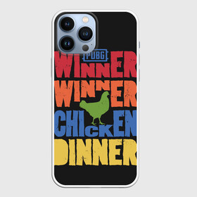 Чехол для iPhone 13 Pro Max с принтом Winner Chicken Dinner в Екатеринбурге,  |  | asia | battle | chicken | dinner | duo | epic | guide | lucky | map | miramar | mobile | mortal | pro | royale | solo | winner | битва | лут | пабг | пубг | стрим | топ