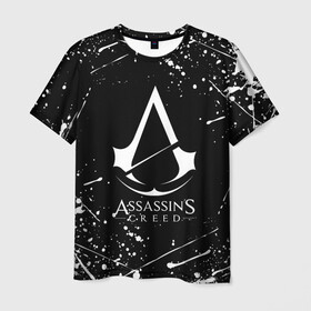 Мужская футболка 3D с принтом ASSASSIN`S CREED в Екатеринбурге, 100% полиэфир | прямой крой, круглый вырез горловины, длина до линии бедер | slayer | асасин | ассасин крид | ассассин | тамплиеры