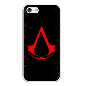 Чехол для iPhone 5/5S матовый с принтом ASSASSIN`S CREED в Екатеринбурге, Силикон | Область печати: задняя сторона чехла, без боковых панелей | slayer | асасин | ассасин крид | ассассин | тамплиеры