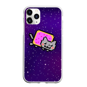 Чехол для iPhone 11 Pro матовый с принтом Nyan Cat в Екатеринбурге, Силикон |  | Тематика изображения на принте: cat | meme | nyan cat | space | youtube | животное | звезды | интернет | космос | кошка | мем | прикол | радуга | юмор | ютуб