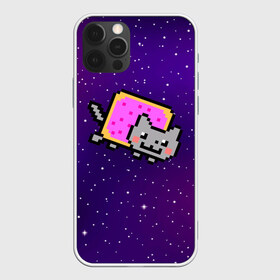 Чехол для iPhone 12 Pro Max с принтом Nyan Cat в Екатеринбурге, Силикон |  | cat | meme | nyan cat | space | youtube | животное | звезды | интернет | космос | кошка | мем | прикол | радуга | юмор | ютуб