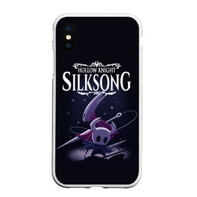 Чехол для iPhone XS Max матовый с принтом Hollow Knight в Екатеринбурге, Силикон | Область печати: задняя сторона чехла, без боковых панелей | Тематика изображения на принте: grimm | hallounest | heart of nightmare | hollow knight | hornet | knight | quirrell | silksong | гримм | квиррел | рыцарь | халлоунест | холлоу найт | хорнет