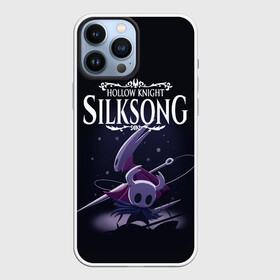 Чехол для iPhone 13 Pro Max с принтом Hollow Knight в Екатеринбурге,  |  | Тематика изображения на принте: grimm | hallounest | heart of nightmare | hollow knight | hornet | knight | quirrell | silksong | гримм | квиррел | рыцарь | халлоунест | холлоу найт | хорнет