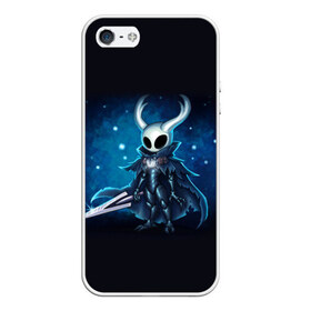 Чехол для iPhone 5/5S матовый с принтом Hollow Knight в Екатеринбурге, Силикон | Область печати: задняя сторона чехла, без боковых панелей | grimm | hallounest | heart of nightmare | hollow knight | hornet | knight | quirrell | silksong | гримм | квиррел | рыцарь | халлоунест | холлоу найт | хорнет