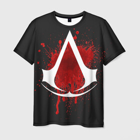 Мужская футболка 3D с принтом Assassins Creed в Екатеринбурге, 100% полиэфир | прямой крой, круглый вырез горловины, длина до линии бедер | анимус | ассасина | дезмонд | кредо | крестовый | майлс | тамплиер