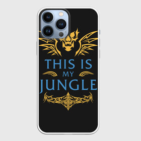 Чехол для iPhone 13 Pro Max с принтом This is my Jungle в Екатеринбурге,  |  | jinx | kda | league | lol | moba | pentakill | riot | rise | rus | skins | варвик | варус | воин | легенд | лига | лол | маг | стрелок | танк | чемпион